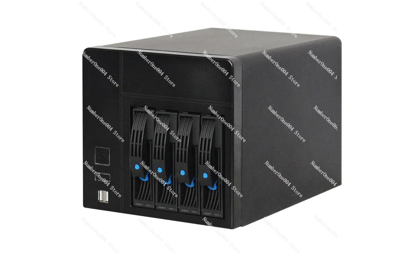Chassis NAS a 4 Bay per Archiviazione Desktop, Server ITX per Ufficio, Hot-Swap, Modello Interstellar Snail