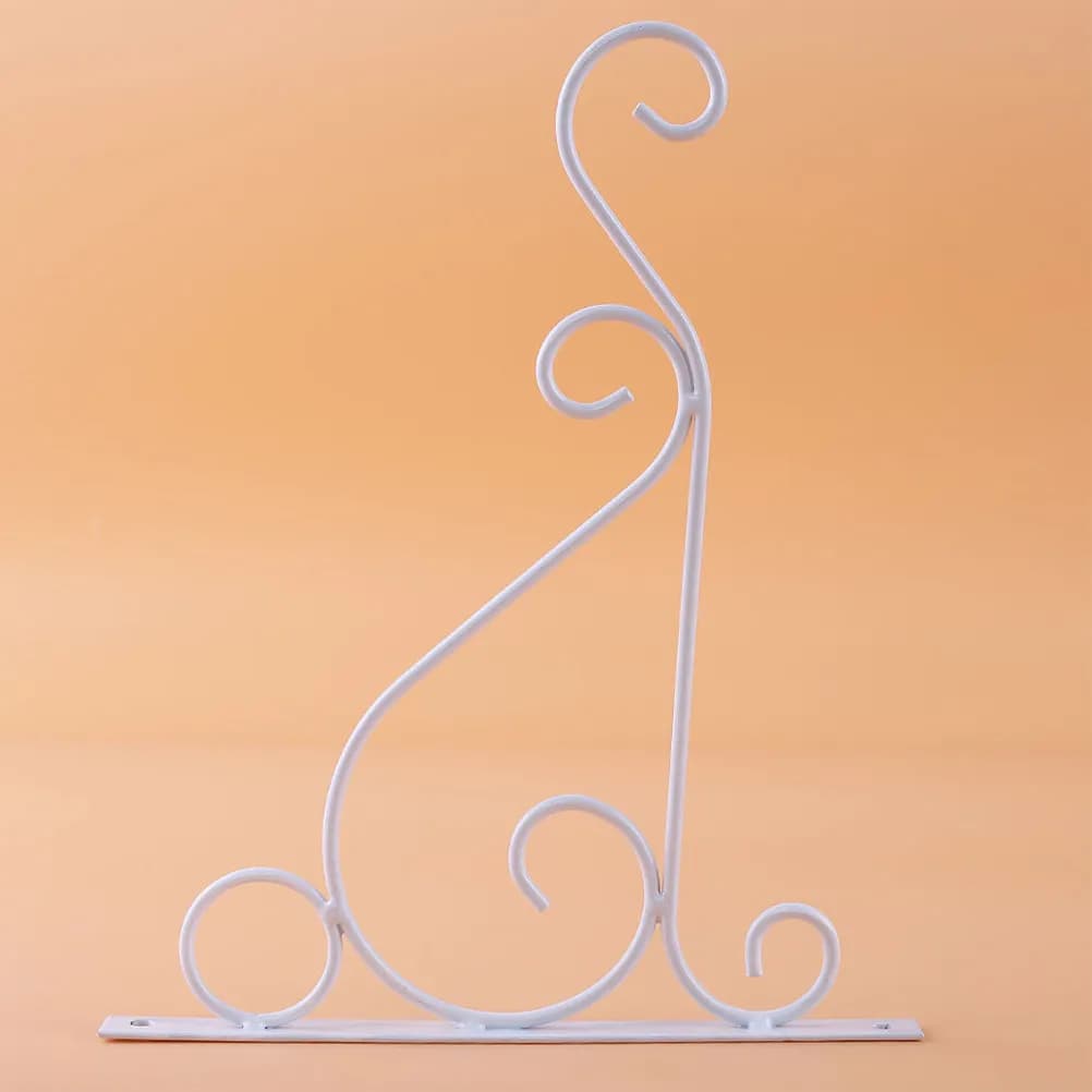 Hook for hanging flower pots, 2 pieces, hook for high strength iron flower baskets, wall mounted flower hook, spatially efficient, for home