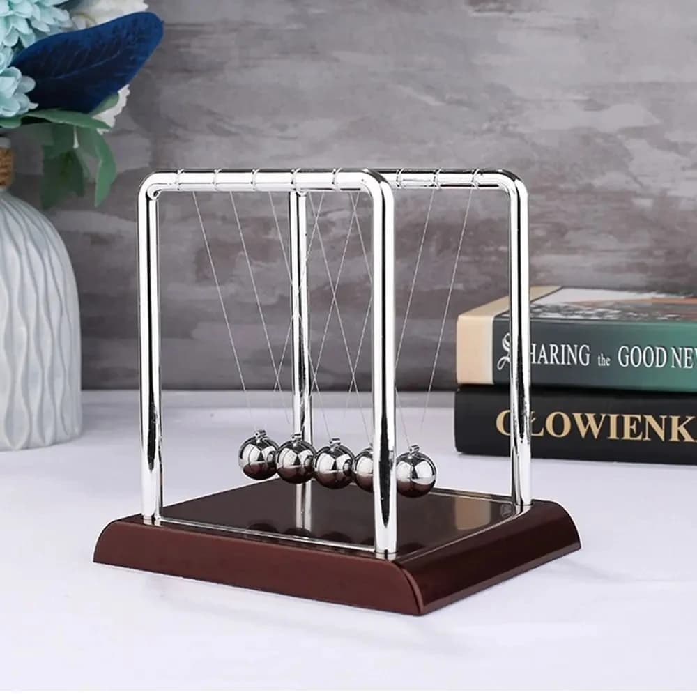 Newton Cradle Balance Steel Balls School Teaching Supplies Physics Science Pendulum Desk Toy Gifts Home Decoration