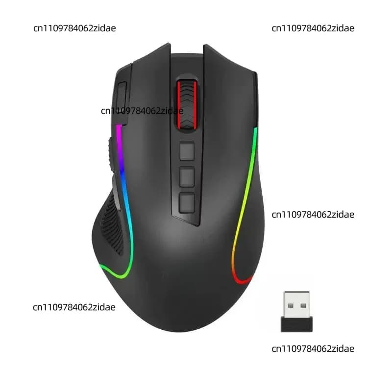 Mouse da Gaming Redragon M612 PRO BT & 2.4RGB, 8000 DPI, Cablato/Wireless