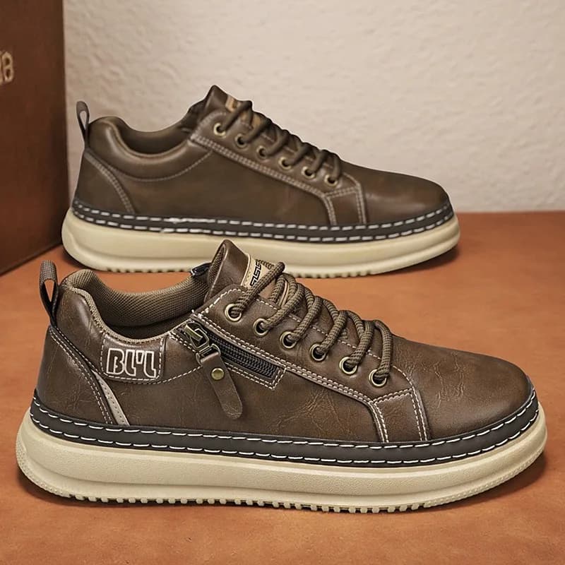 2026 nuove scarpe da uomo sneakers da skateboard casual in pelle escursionismo all'aperto tennis sport corsa mocassini con piattaforma designer di lusso