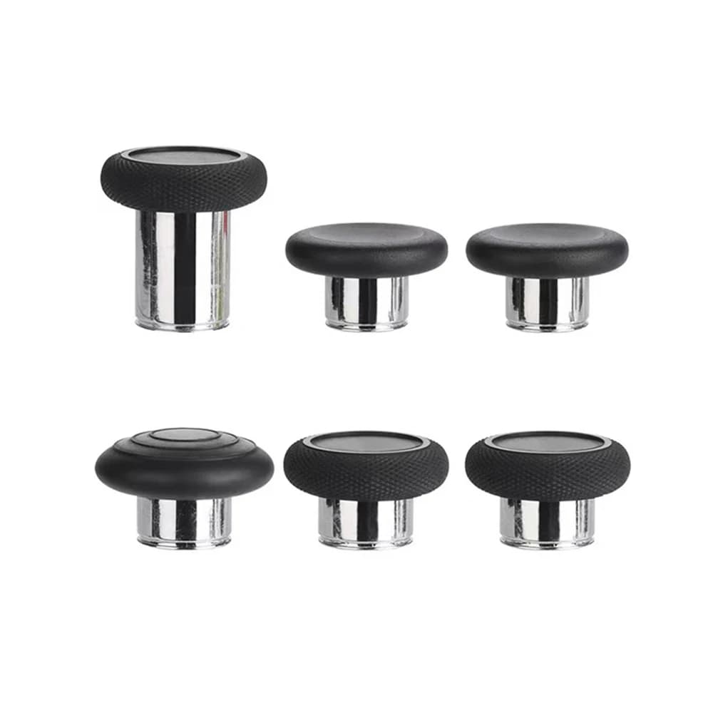 1 set Maniglia originale Testa a fungo in metallo Tappo bilanciere Pulsanti di ricambio per stick analogico 3D per controller Xbox One Elite Series 2