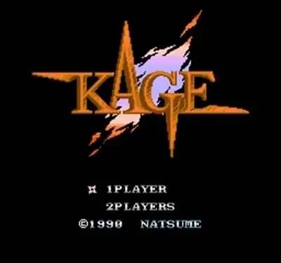 Scheda di gioco Kage a 60 pin, regione libera, per console di videogiochi a 8 bit