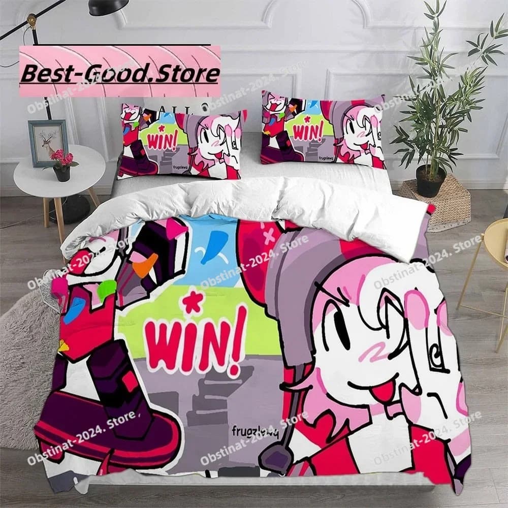 Gioco Phighting Set di biancheria da letto Copriletto Piumino Copripiumino Federa Set da 3 pezzi Decorazione della camera da letto della ragazza del ragazzo Regali per bambini
