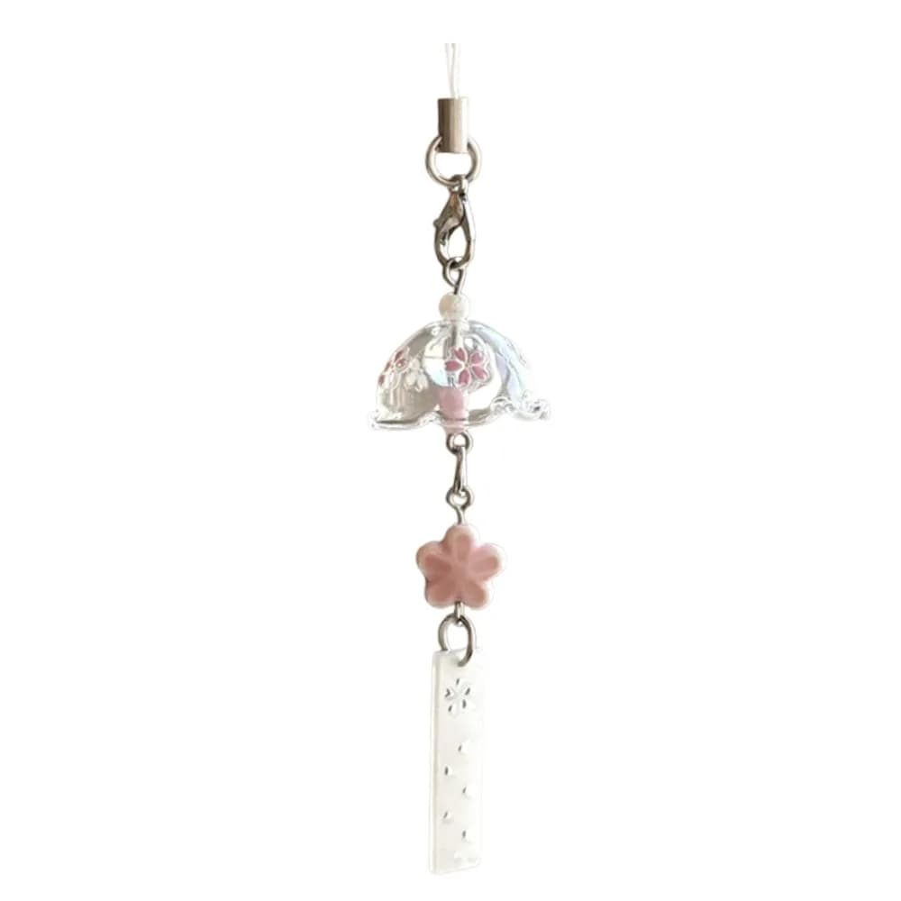 Cute Beaded Design Lemon Keychain Green Lemon Wind Chimes Wind Chime Keychain Charm Charm Pendant Beaded Keychain Key Ornament