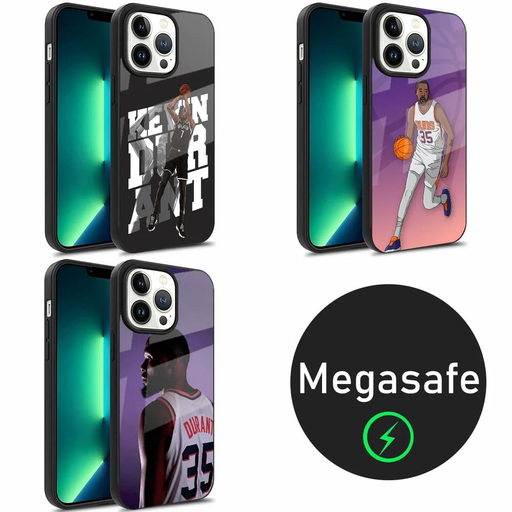 Custodia per telefono Kevin 7 Basketball Durant per iPhone 16,15,14,Plus,Pro,Max Magsafe Ricarica wireless magnetica
