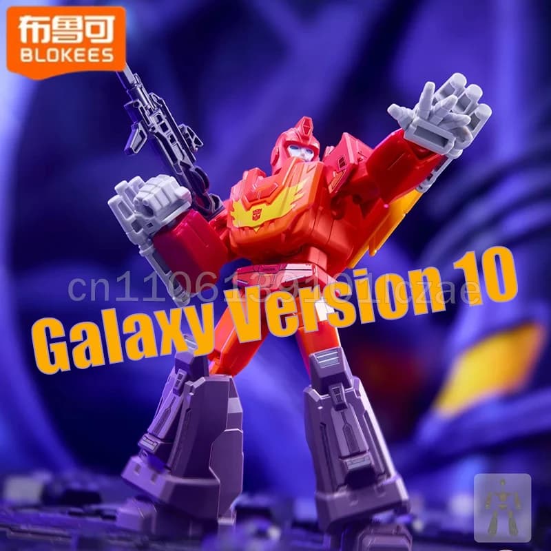 Blokees Transformers Versione Galassia 10 Blind Box Optimus Prime Bumblebee Licenziato Mecha Action Figure da Collezione Giocattolo