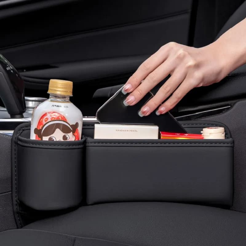 Per Mitsubishi LANCER EX CS CT 2009 ~ 2017 Seggiolino auto Gap Filler Kit scatola di immagazzinaggio con portabicchieri Articoli vari Organizer Case Accessori