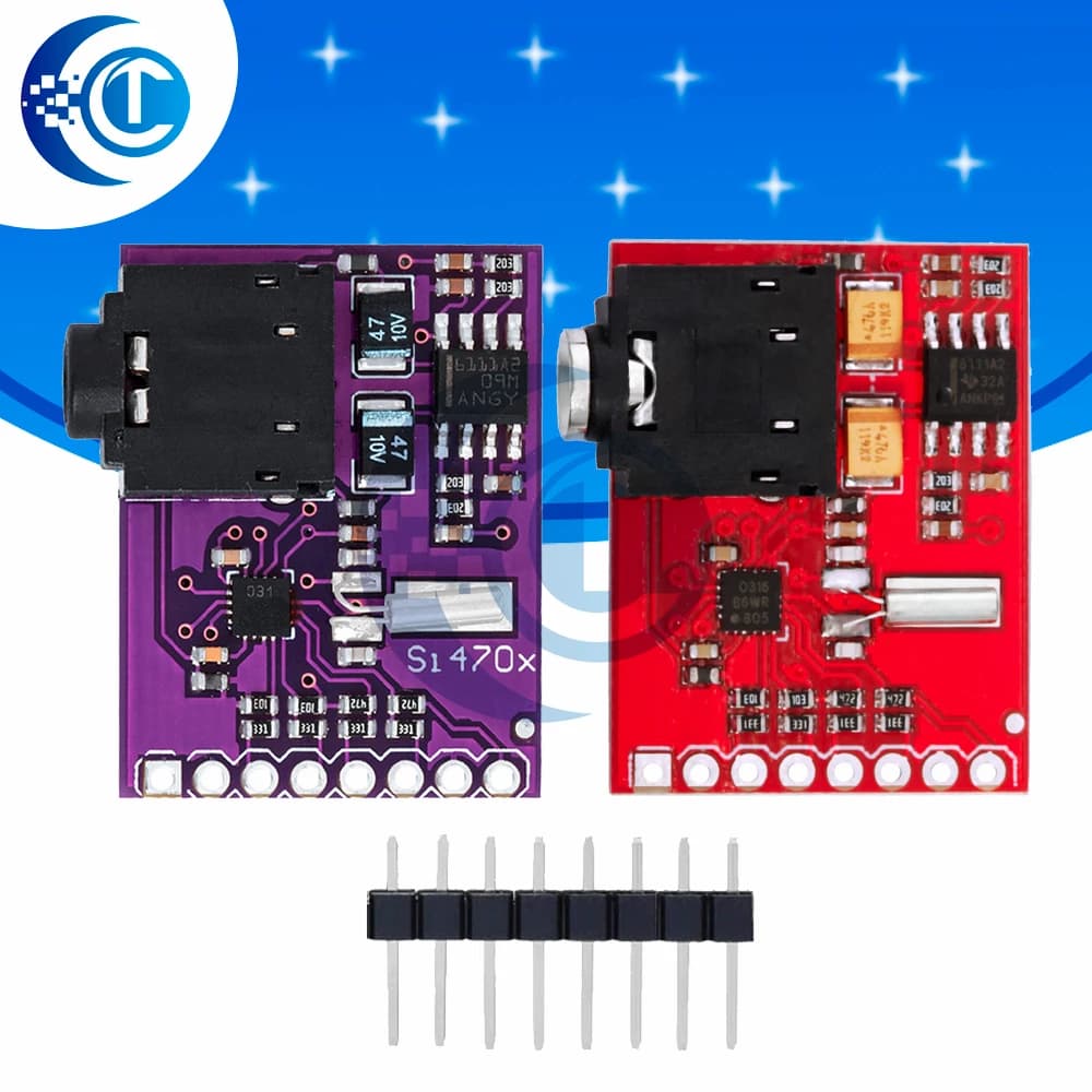 Modulo breakout sintonizzatore FM Si4703 RDS: compatibile per Arduino/AVR/PIC/ARM – Grado di valutazione, filtraggio del servizio dati radio