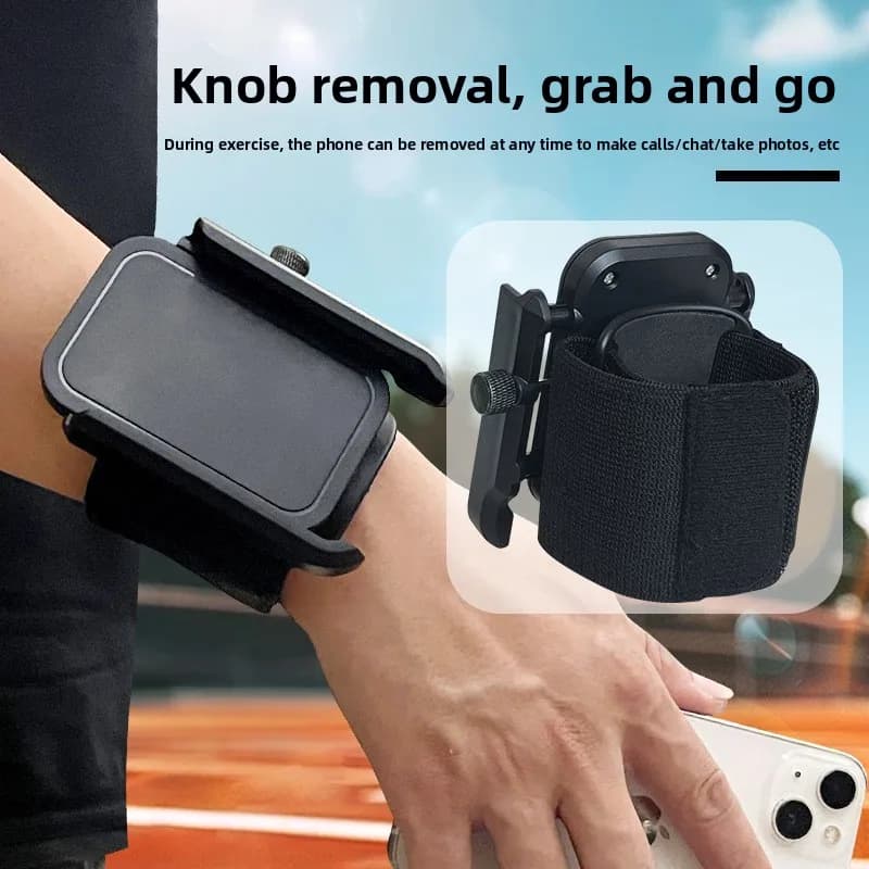 Cross-border chauffeur wrist mobile phone stand, wrist strap, sports arm cover, running strap, special equipment for fixing, wri