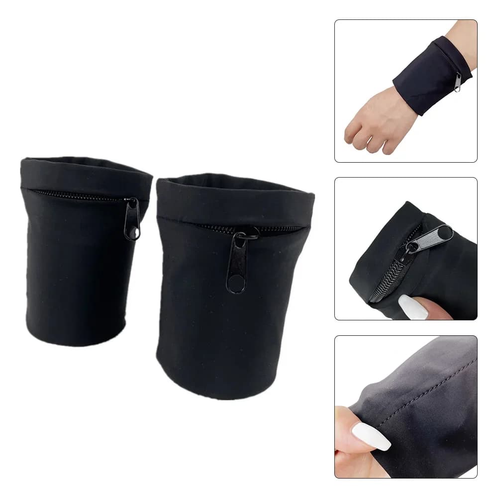 1 pz 2025 nuova borsa da polso cinturino da corsa borsa da ciclismo traspirante tasca sportiva portaoggetti portafogli chiavi borsa da polso
