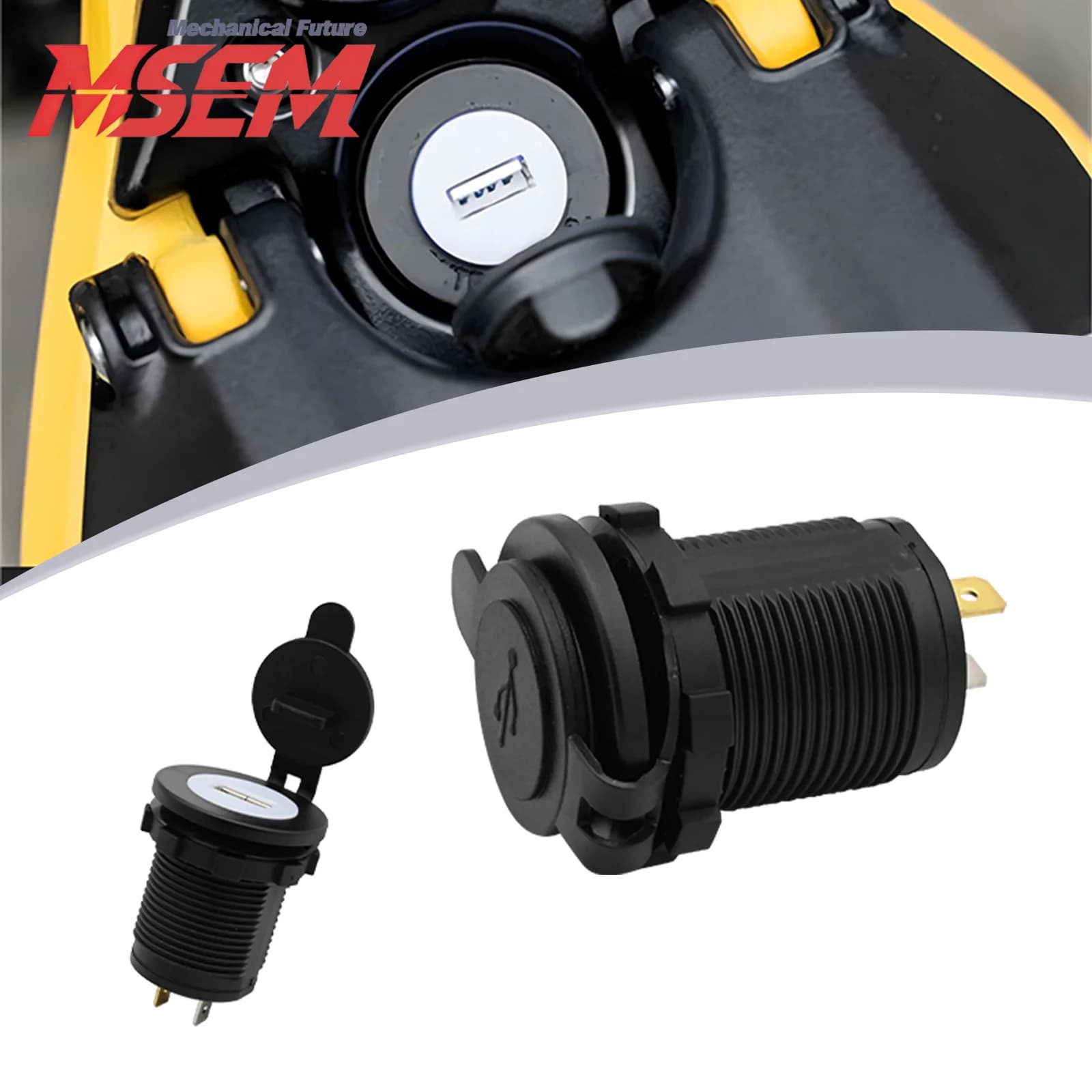 Interfaccia USB in plastica ABS per moto elettrica 5V 2.4A per Sur-Ron Surron Light Bee S e Light Bee X Dirt Bike universale