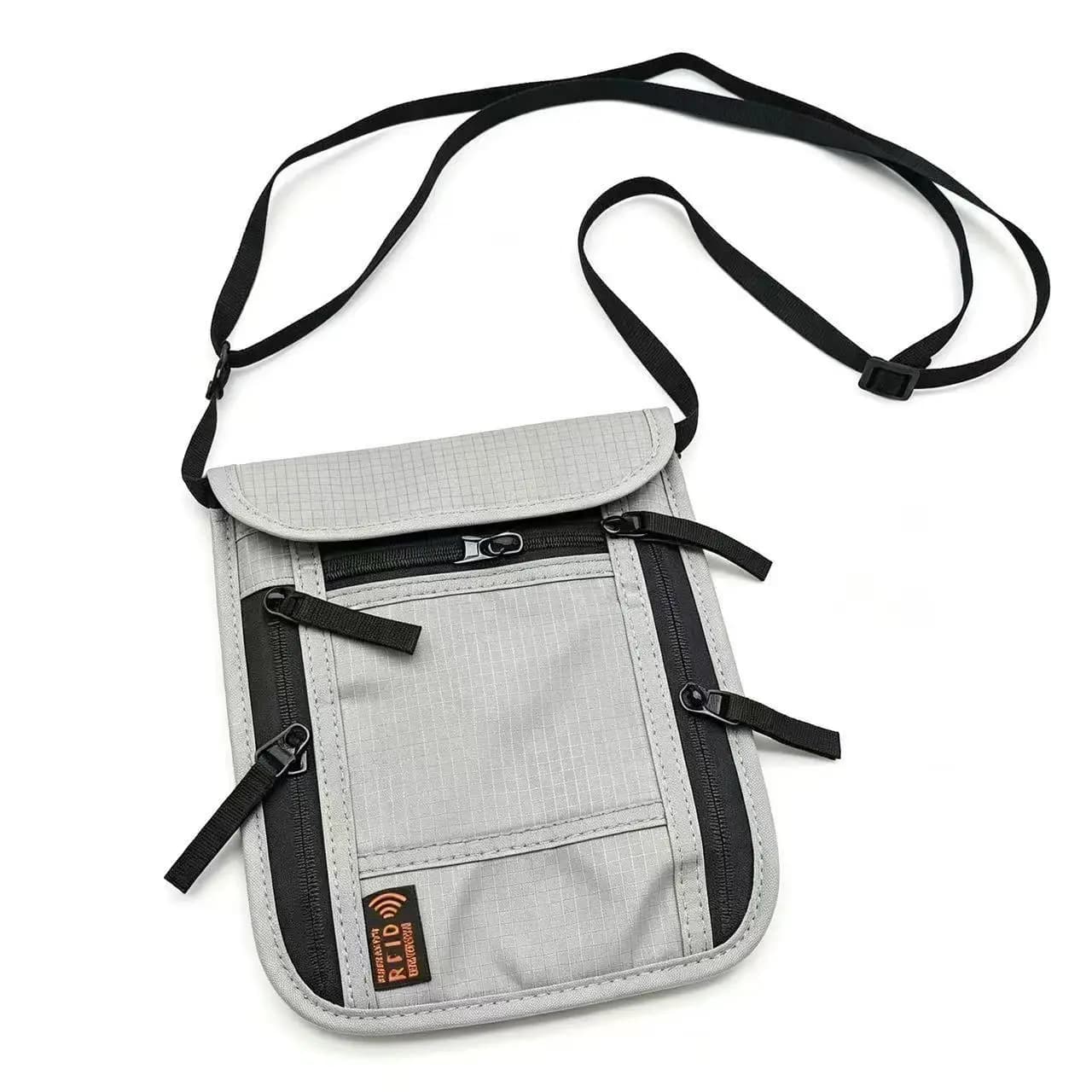New FRID Anti-Theft Card Holder Passport Bag, Multi-Functional Waterproof Ticket and Change Organizer
