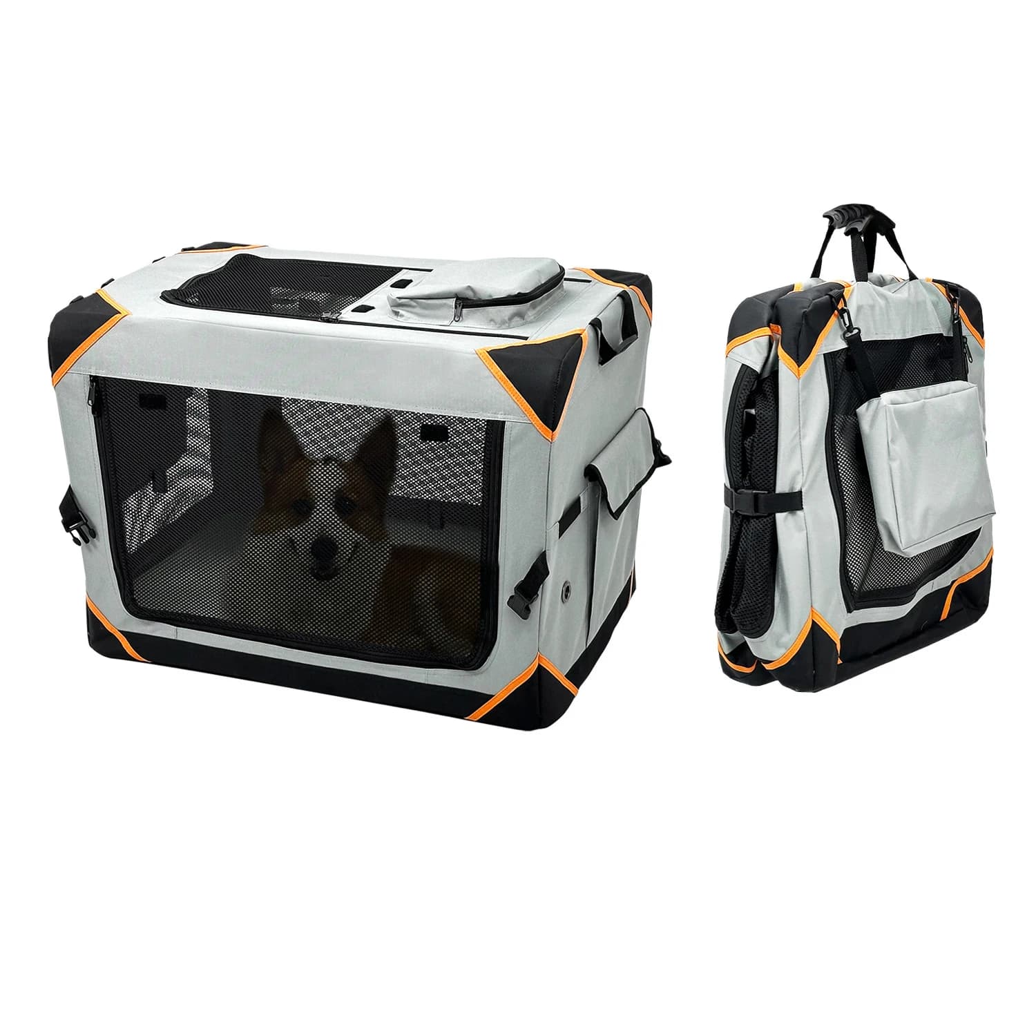 Nuovo arrivo Approvato dalla compagnia aerea Design pieghevole Comodo cuscino interno Borsa per animali domestici per viaggi di cani e gatti di piccoli animali
