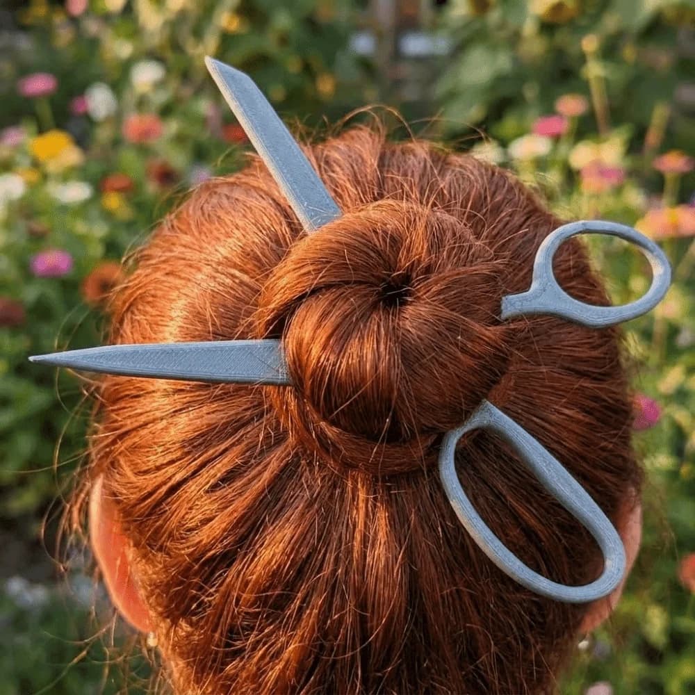 Hair Fork Funny Scissors Shape Hair Stick ABS Creative Y2K Hair Clip Unique Style Hair Accessories Decorative Headwear Women