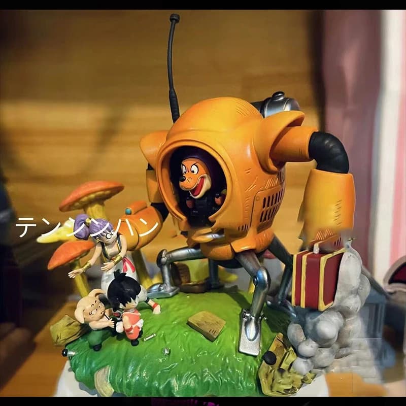 Anime Dragon Ball Shu Robot Vs Son Goku Figura Statua in PVC Action Figures Modello da collezione Giocattoli Regali