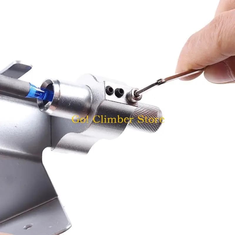 Q84C Tool for Arrow Fletching Steel Tool Adjustable Fletching Jig For Bow-Arrow DIY New Adhere V