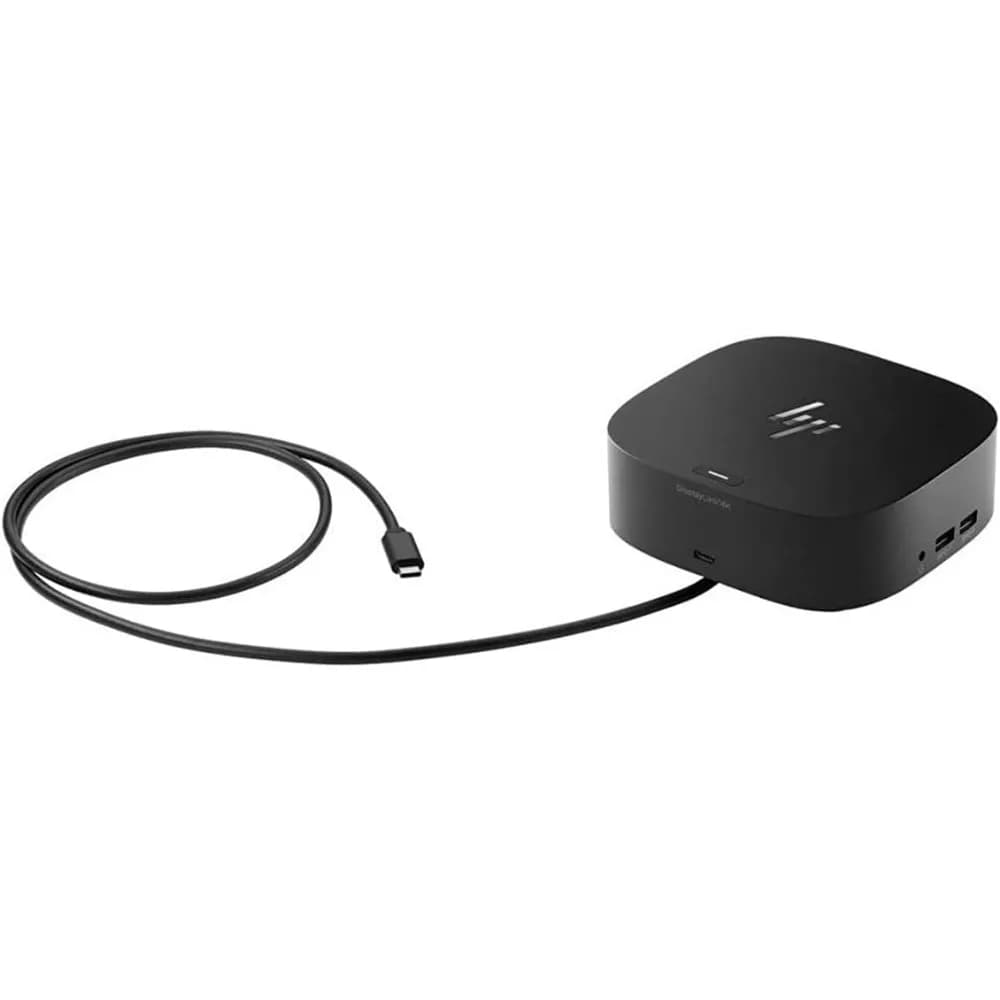 Docking station universale USB-C/A: alimentazione 100 W, 6 porte, supporta 3 display, HDMI/DisplayPort, Ethernet - Nero