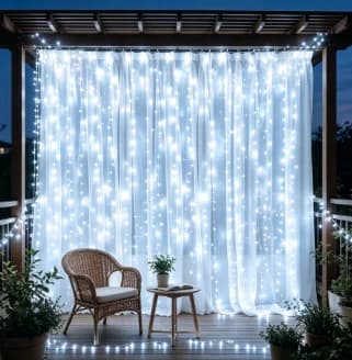 LED String Lights Fairy Lights Curtain 3Mx3M USB Garland for New Year Wedding Festive Party Christmas Indoor Home Decoration