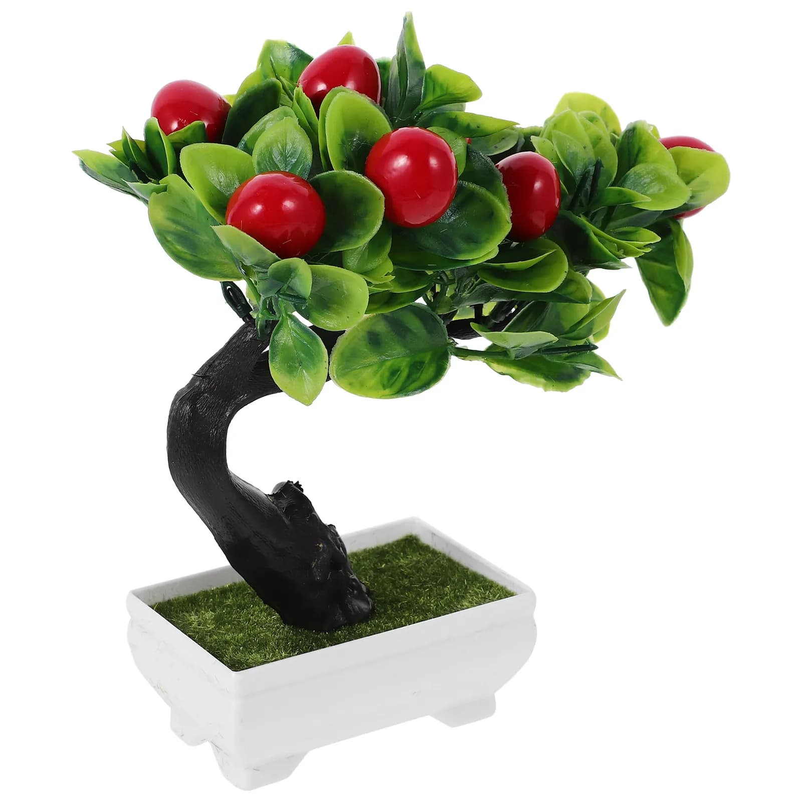 Artificial Potted Plant Faux Plastic Bonsai Simulation Indoor Living Room Garden Decoration Realistic Fake Plants Vivid Potted