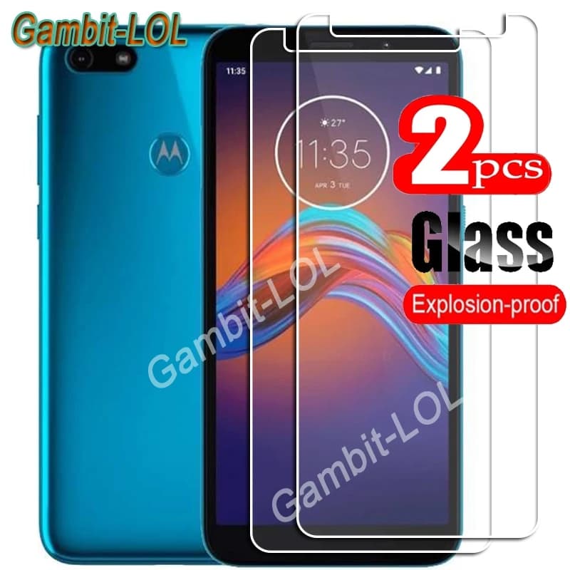 Per Motorola Moto E6 gioca vetro temperato protettivo su XT2029, XT2029-1 pellicola protettiva per smartphone da 5.5 pollici con protezione dello schermo