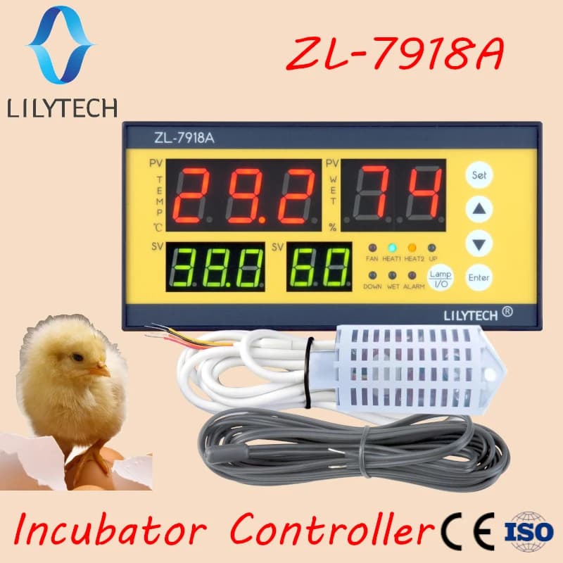 Regolatore di temperatura del regolatore dell'incubatrice per uova per il regolatore di temperatura dell'incubatrice dell'incubatrice ZL-7918A