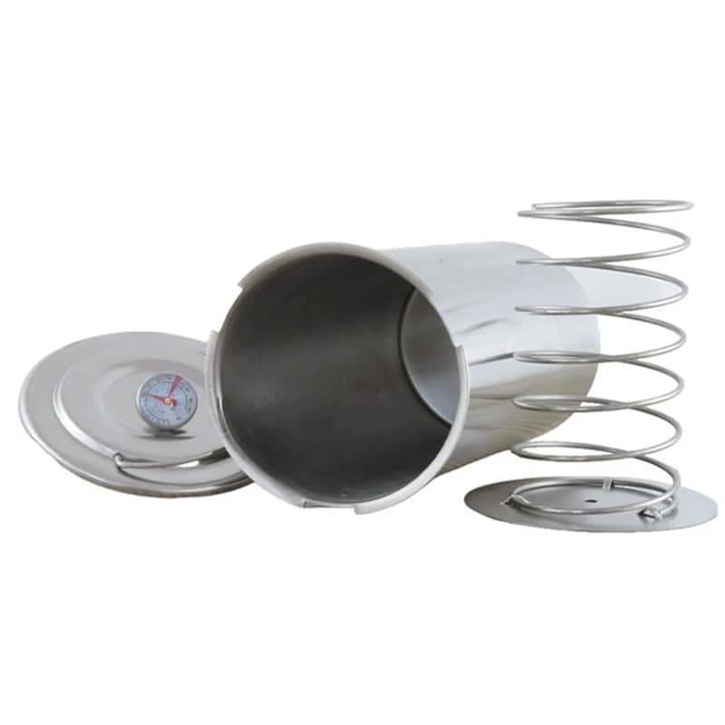 AC62-Macchina per pressa per prosciutto in acciaio inossidabile con termometro, utensili da cucina per carne di pollame