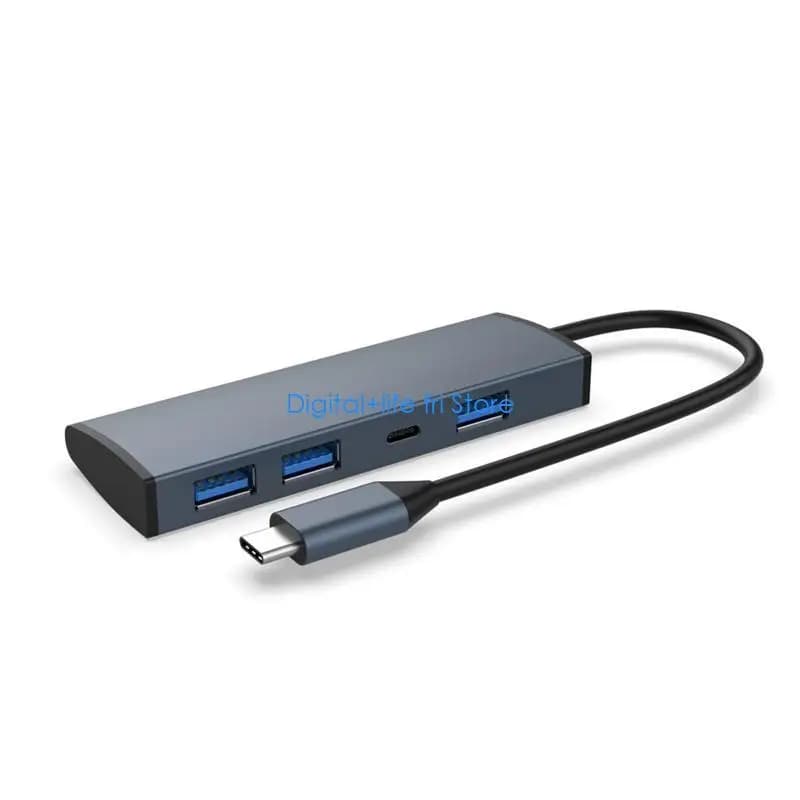 E06D Docking station USB C leggera Adattatore multiporta hub USB C 4 in 1 con USB