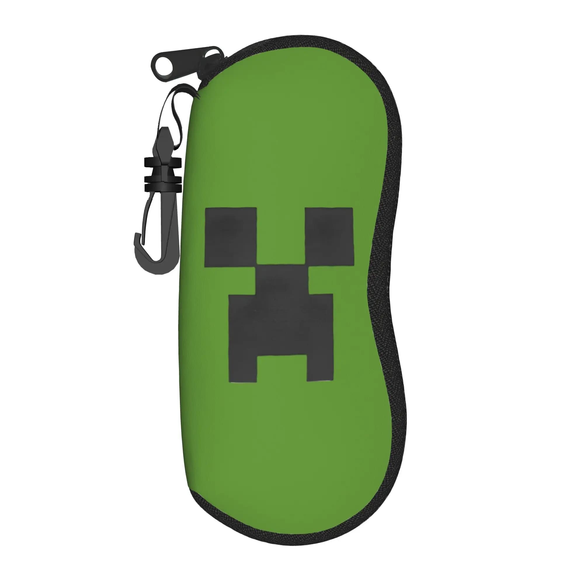 Creepers Game Gamer Gift Retro Style Glasses Case Men Women Anti-Fall Zipper Sunglasses Storage Box Protector Glasses Box