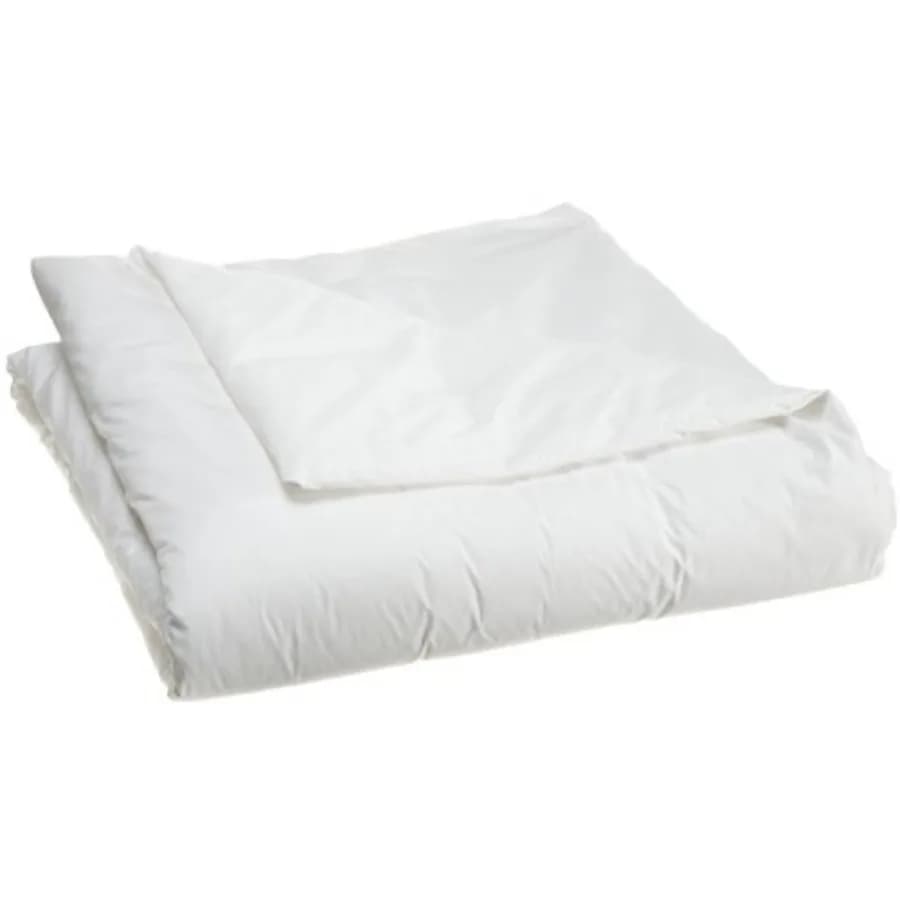 Copripiumino Premium 100% Cotone - Misura 86" x 86" - Bianco - Traspirante 300 Fili - Ipoallergenico - Z
