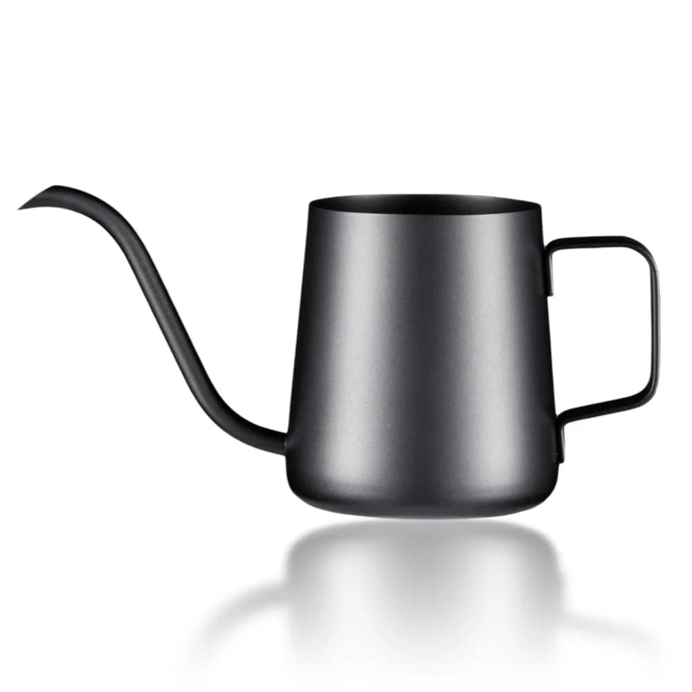 Versare sopra il bollitore Beccuccio a collo di cigno Caffettiera Teiera 12 OZ per caffettiera Caraffa, Caffettiera da campeggio per caffettiera da viaggio all'aperto
