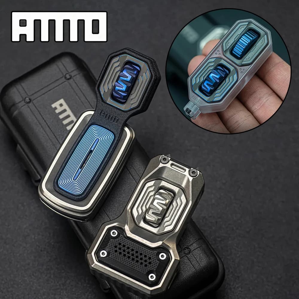 AMMO EDC GRAGKER-M Paragrafo magnetico Cricchetto Fidget Spinner Titanio Agitarsi Giocattoli per adulti Giocattolo antistress