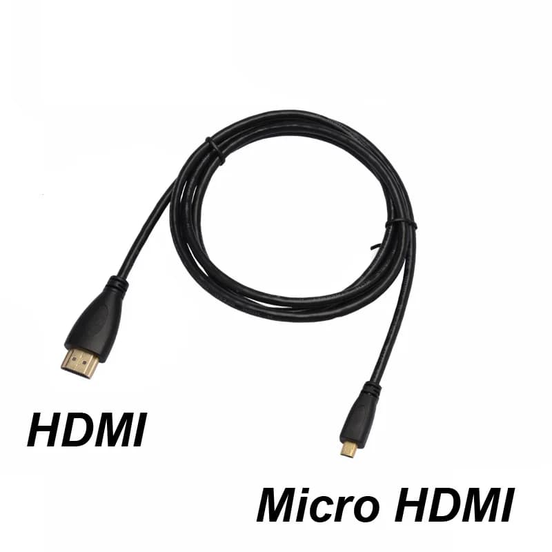 1m/2m/3m/5M/10M V1.4 M/M HDMI-Compatibile con Micro HDMI Cavo Audio Video 1080p 1440p Per HDTV PS3 XBOX 3D HD TV Camera Proiettore