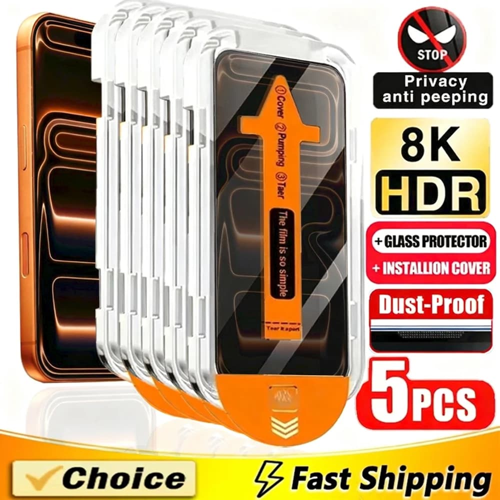 Privacy protection for iPhone 17 Pro Max 16 15 11 13 14 16e Anti-Spy Tempered Glass iPhone17 Pro 16 Plus 12 Mini XS XR