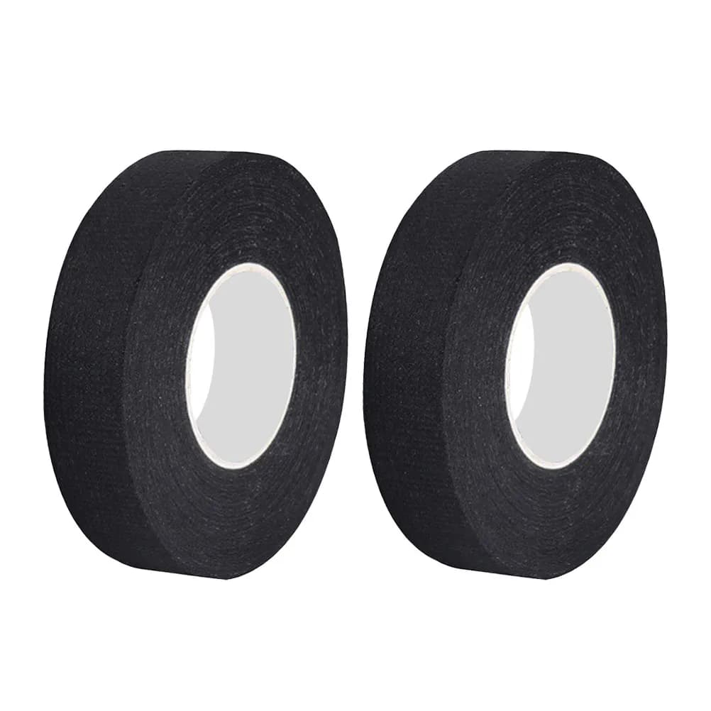 2 Rotoli di Nastro Professionale per Impugnatura Racchette, Antiscivolo con Texture a Nastro, per Tennis, Badminton, Biciclette, Manubri di Moto e Sport