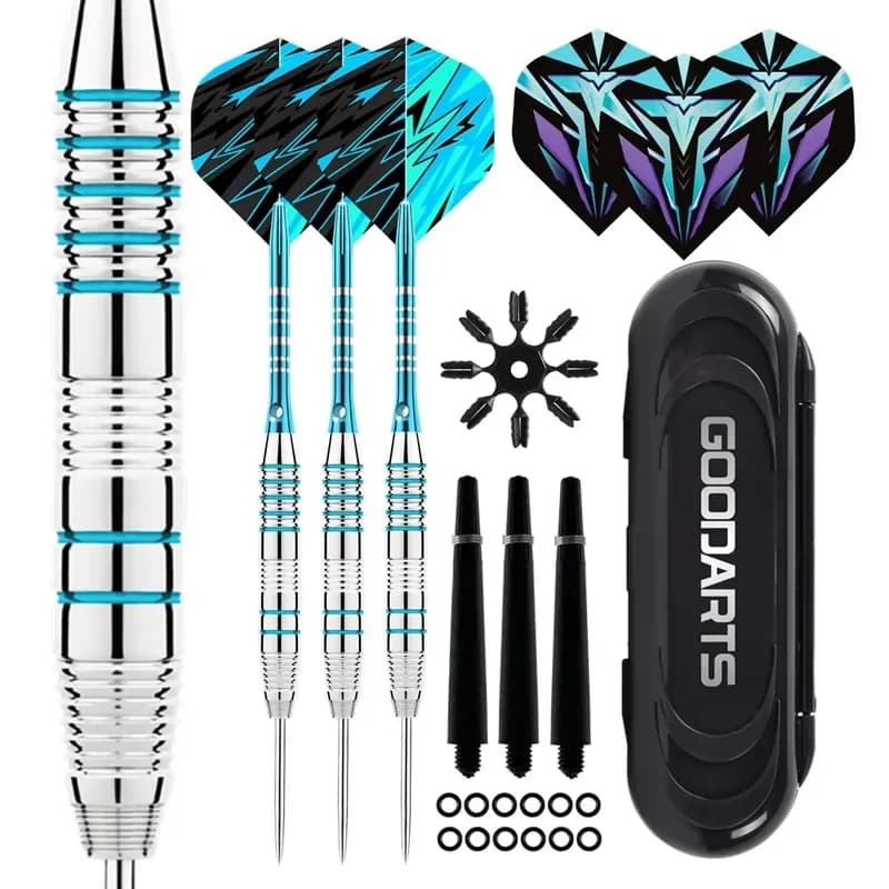 Hard Tip Professional Magnetic Safety Dart Set Durable Tungsten Metal Barrel 3-Piece Darts Indoor Game Competition Training