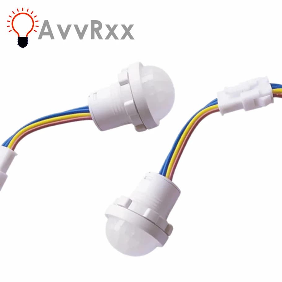 110/220v Mini LED Sensibile Luce Notturna Casa Coperta Esterna Luce A Infrarossi Sensore di Movimento Rilevamento Sensore Automatico Interruttore Della Luce