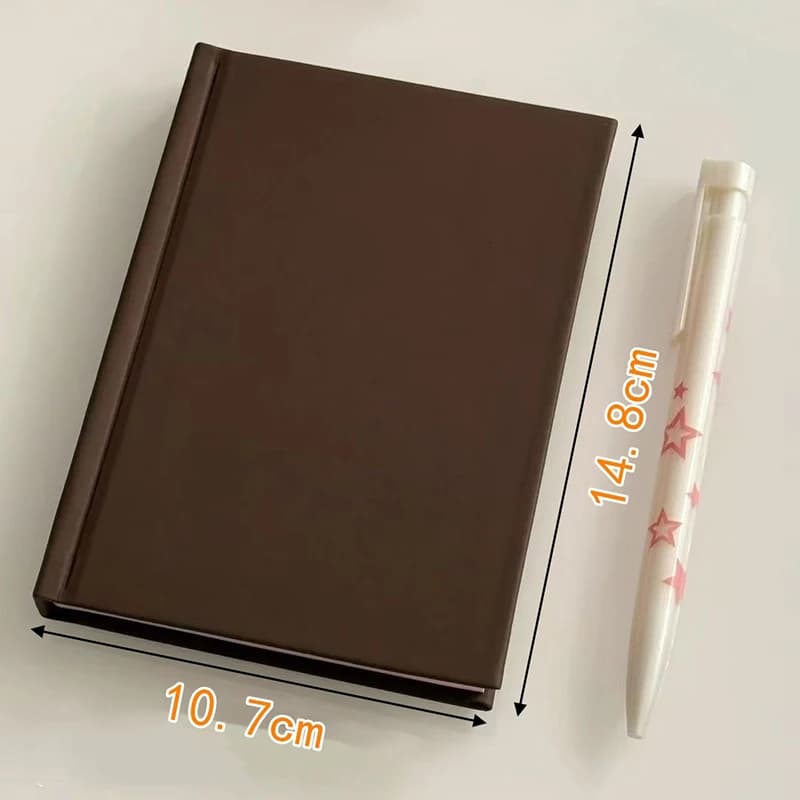 * Hot Sale Strawberry Chocolate Pink Notebook Cute A6 Planner Kawaii Journal For Note Travel Diary Gift For Girls