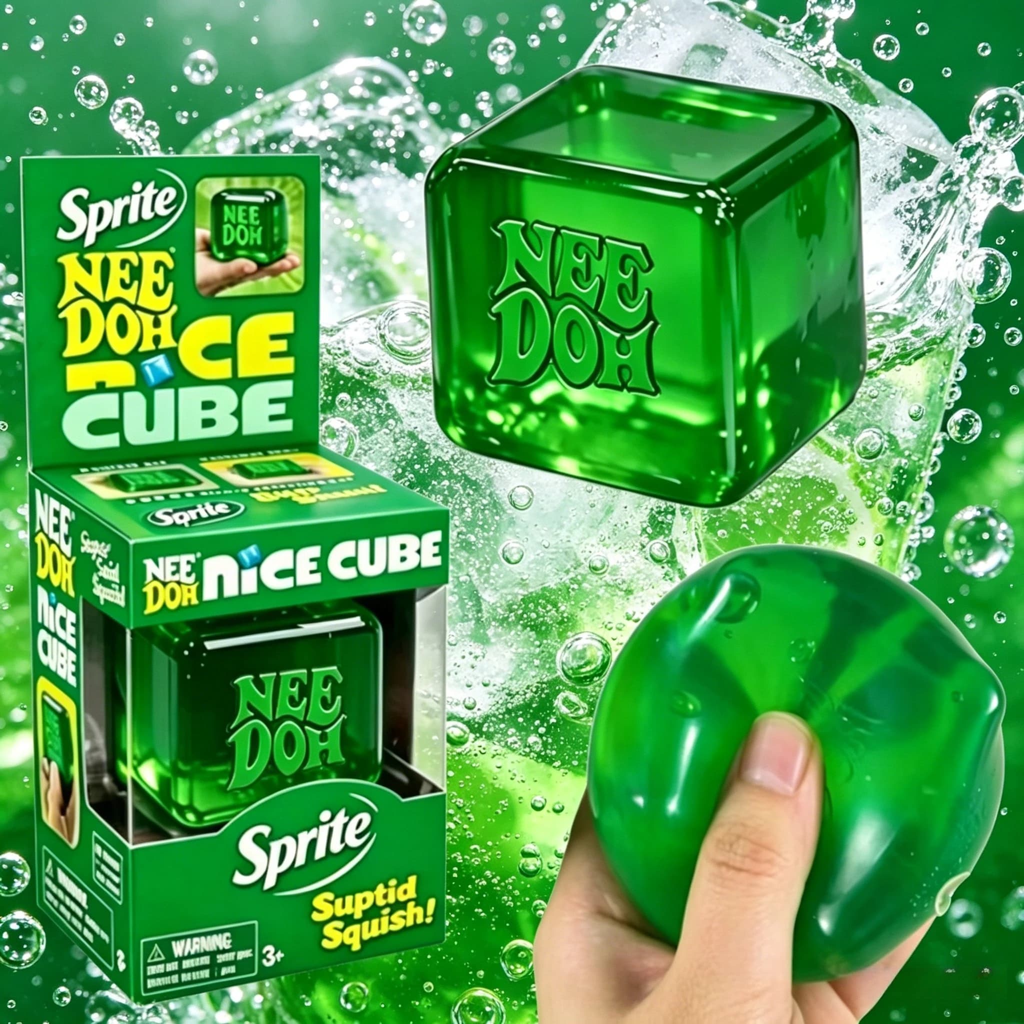 Super popolare Nee Nice Cube, giocattolo sensoriale antistress, cubo riducente la pressione, Blind Box, Fidget squishy antistress Limi
