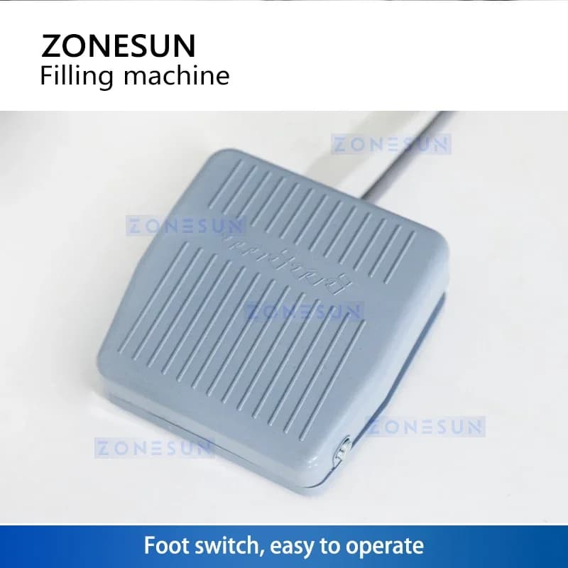 ZONESUN ZS-NP2 Macchina Riempitrice a Doppia Testa con Pompa Peristaltica per Liquidi Viscosi, Pasta, Smalto, Olio di Palma, Miele