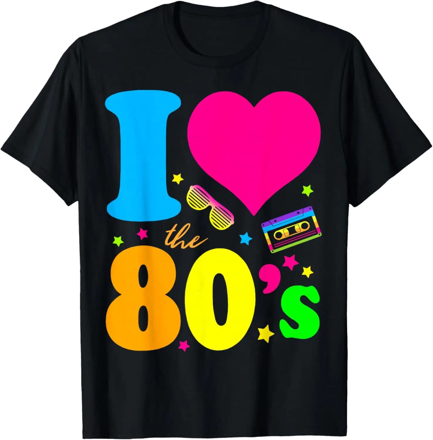 I Love The 80'S 90'S Costume Party Tee T-Shirt