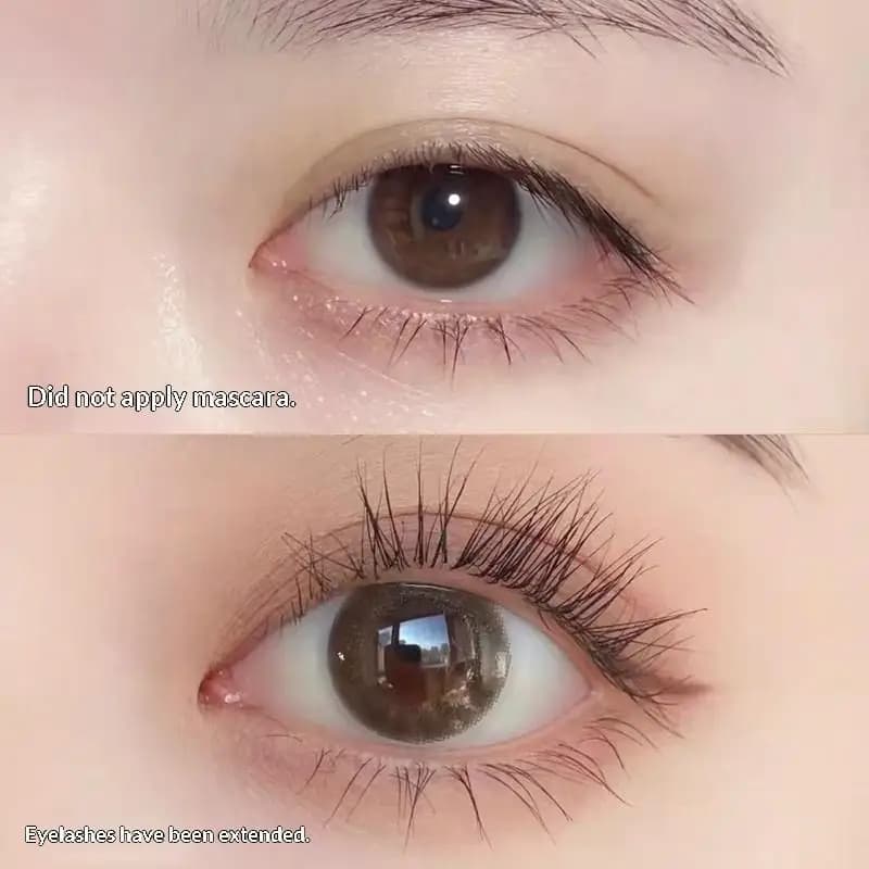 Black Mascara Gege Bear Waterproof Long Duration for Extension Extension Stretching and Curving Cosmetic Eyelashes for Female Eye Makeup