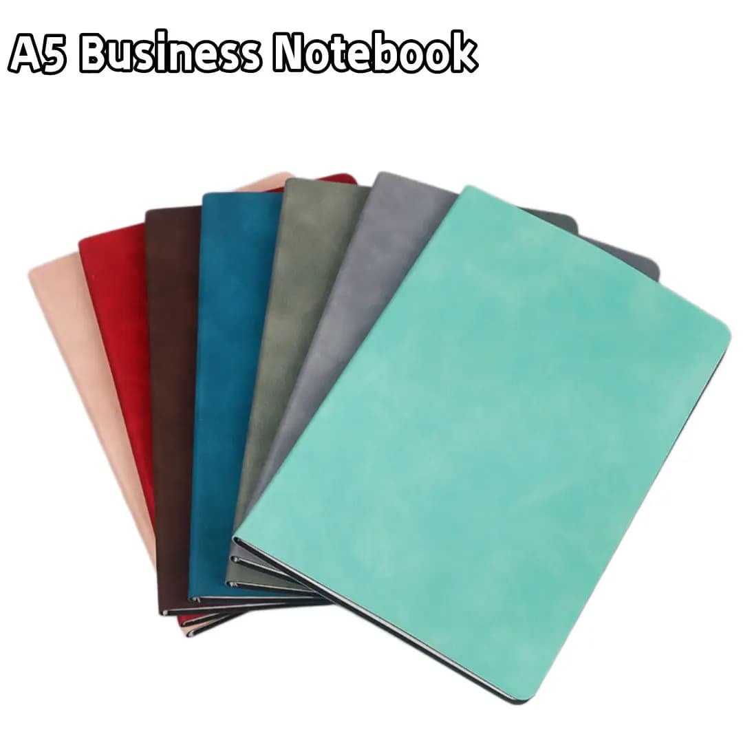 A5 Leather-Look Notebook, Professional Business Journal for Men Women,for Note-Taking & Planning, Perfect Gift for Coworkers