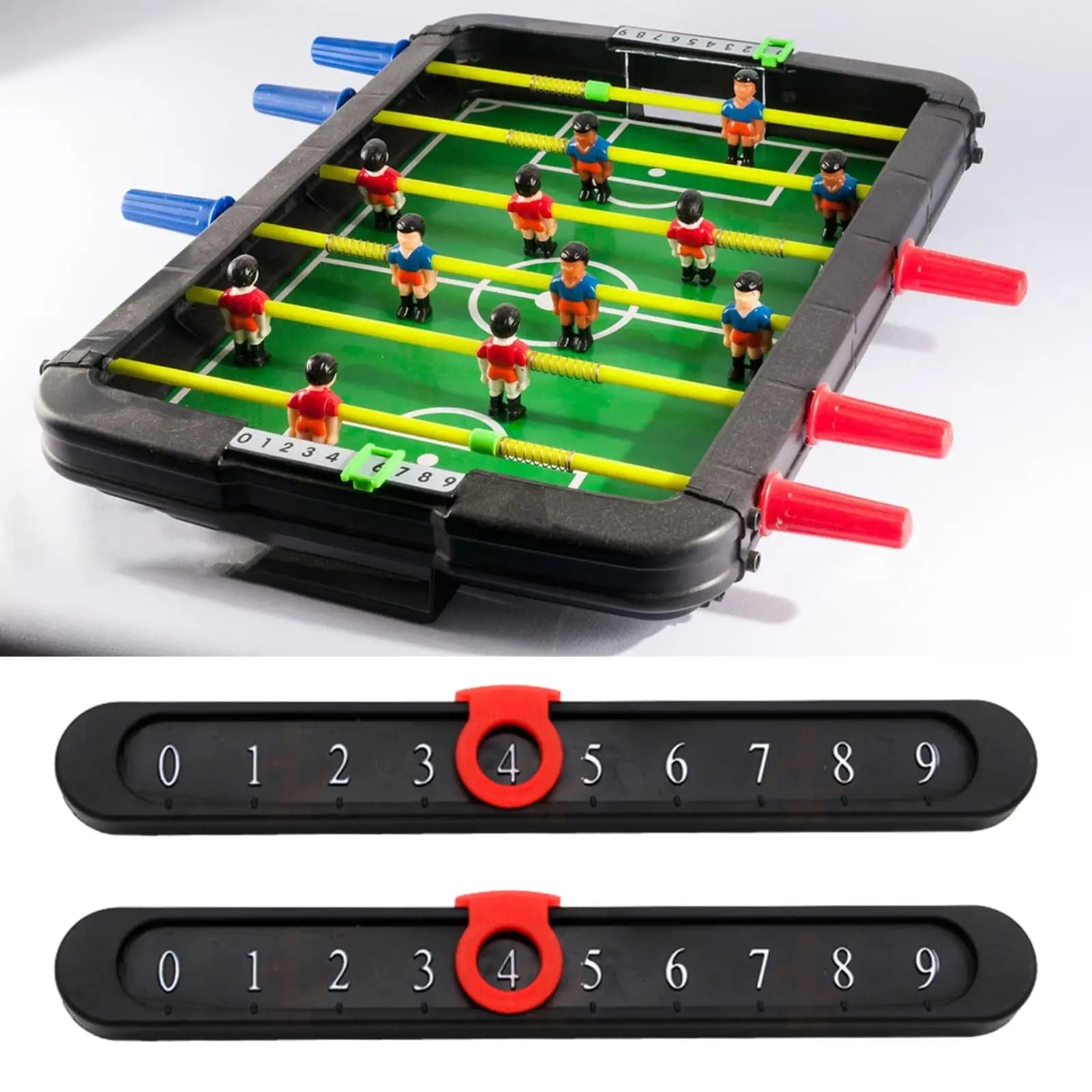 2x Table Football Counter Score Goal Counter Equipment Record Indicator Soccer Machine Accessories for Kids Foosball Scoreboard
