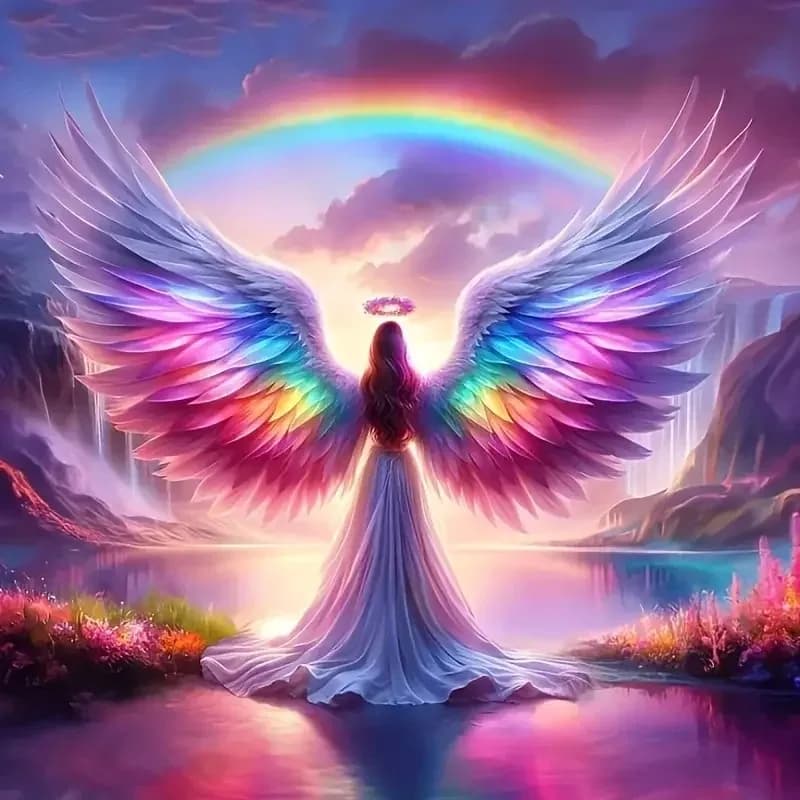 Painting By Numbers Angel Pattern New Arrivals Adult Coloring Drawing on Canvas Gifts Diy Set Acrylic Paints Home Decor