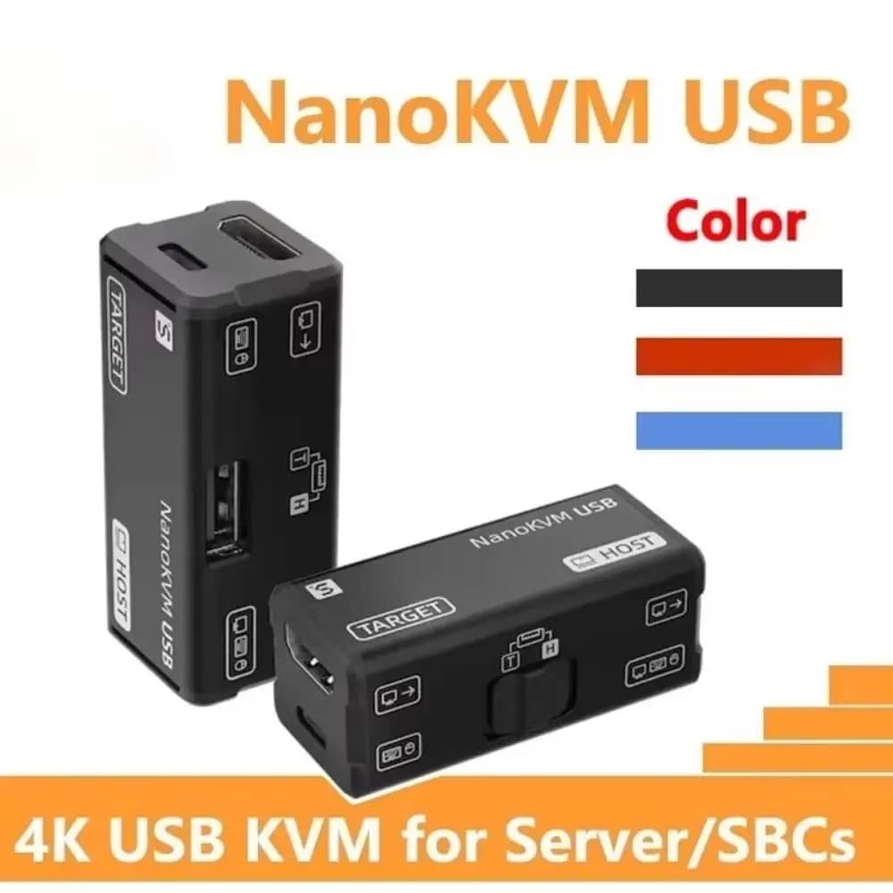 Server Management NanoKVM-USB SBCs Operation Operation Maintenance USB Capture Card Data Center 4K Resolution USB Switch