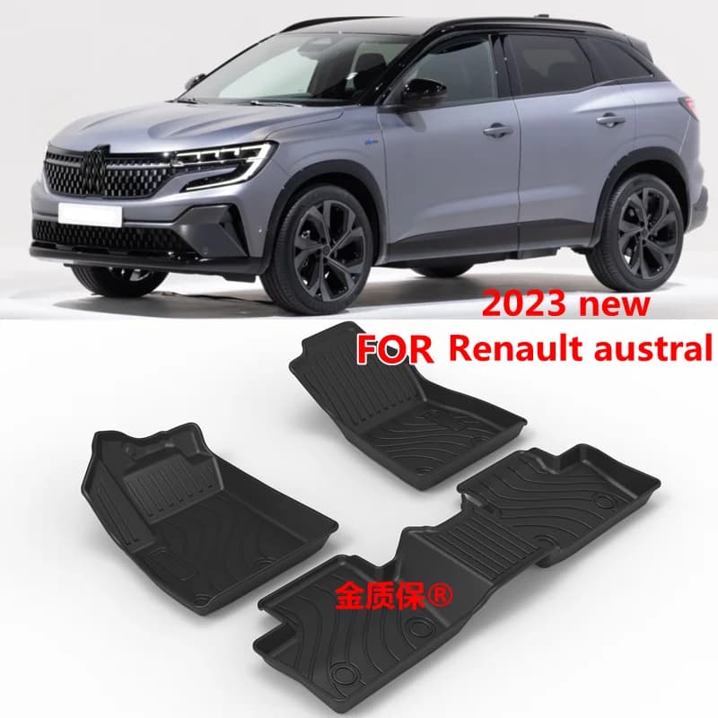 Use for 2023NUOVO Renault austral car rug austral trunk mat complete set Trim to fit for austral waterproof mat