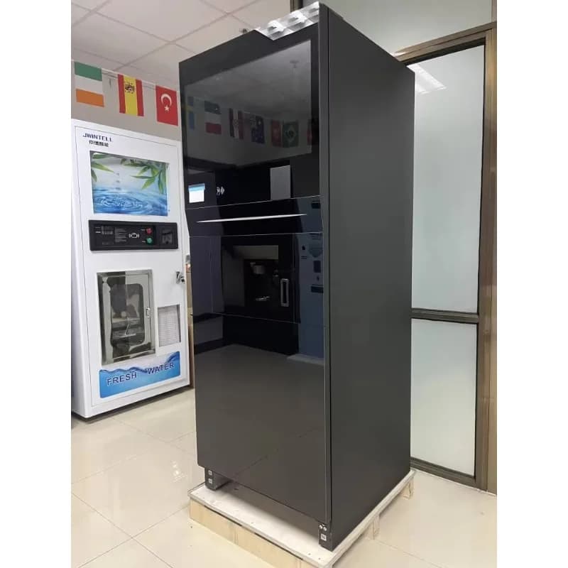 Customized Vertical Protein Powder Drink Vending Machine Unprinted Blank Cabinet Self Service Protein Shake Vending Equipment