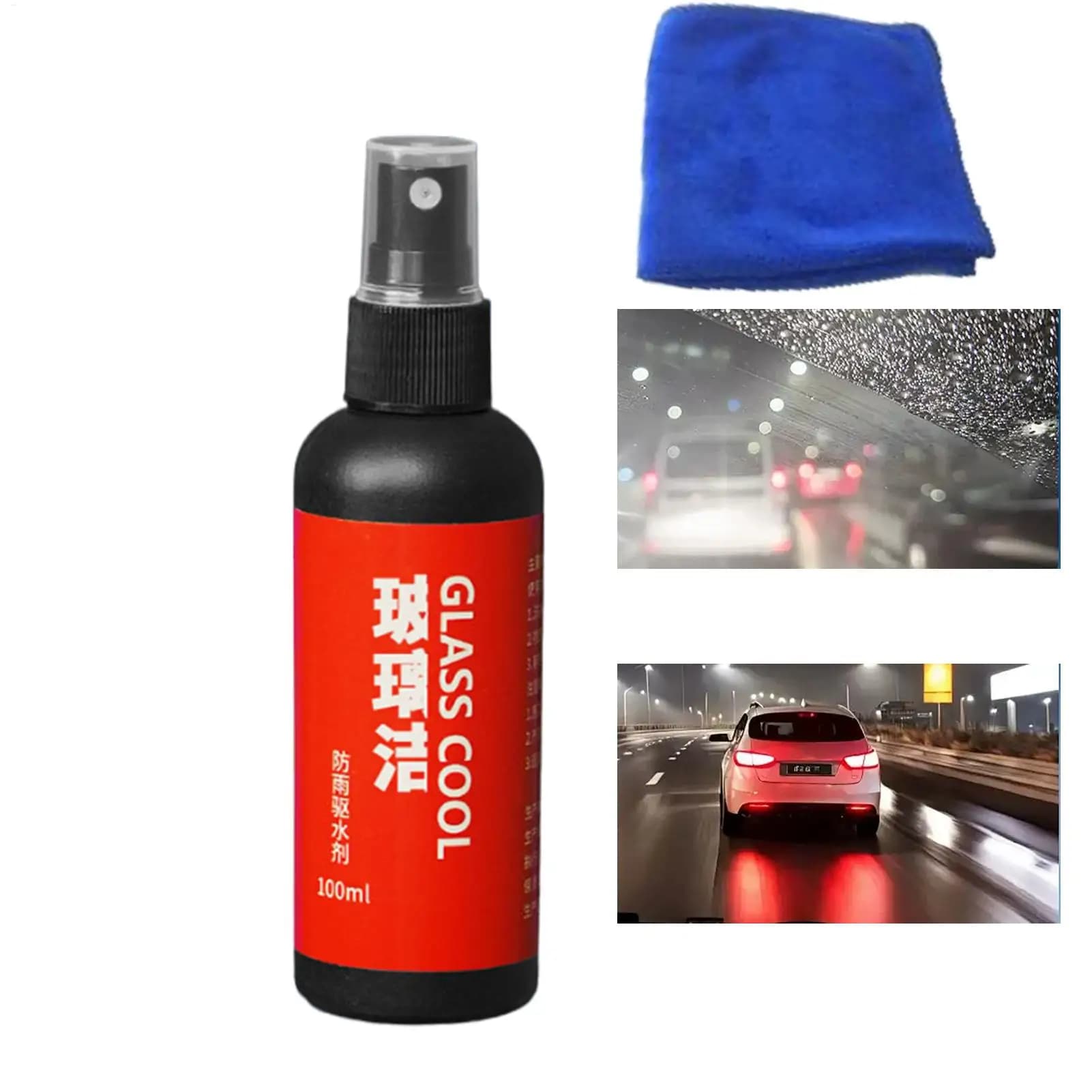 100 ml glass coating for windscreen Auto Rain Agent Spray Windscreen Detergent Home Swimwear Agent for Vehicles