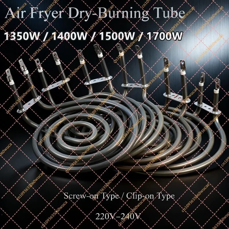 Suitable for Air Fryer Heating Element Mosquito Coil-Shaped Dry-Burn Ring Heating Element 220V~240V Replacement Part